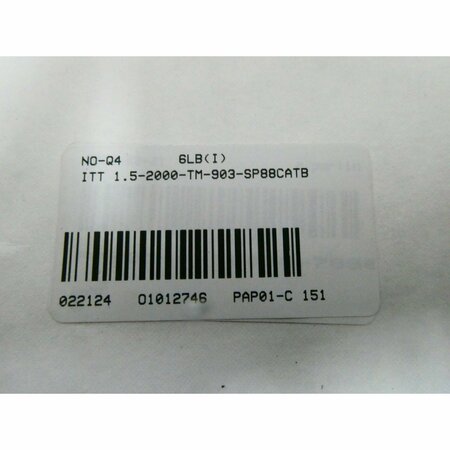 Itt DIA-FLO VALVE BONNET VALVE PARTS AND ACCESSORY 1.5-2000-TM-903-SP88CATB